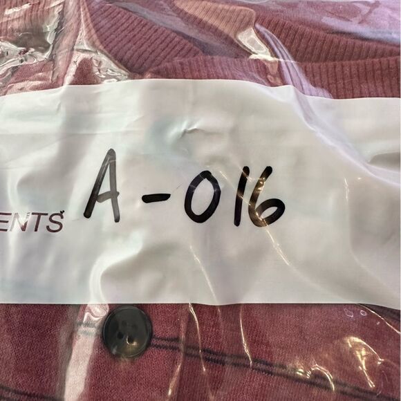 Marine Layer Red Wine Striped Double Knit Long Sleeve Striped Henley Size XXL - Picture 11 of 11